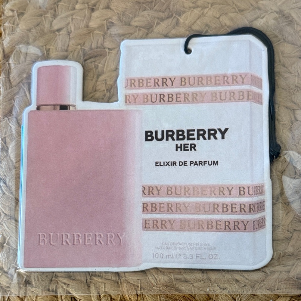 Burberry Her‎ Elixir de Parfum Scented Air Car Fresher New